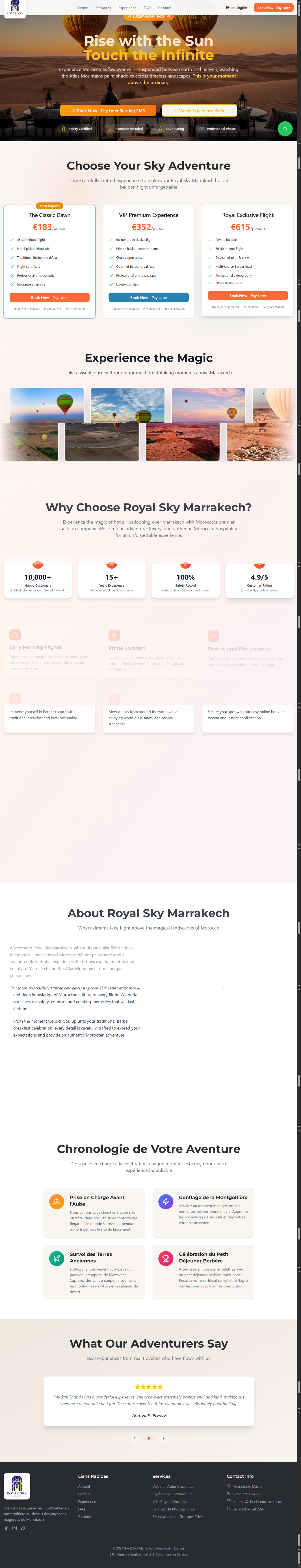 Royal Sky Marrakech - Travel Platform